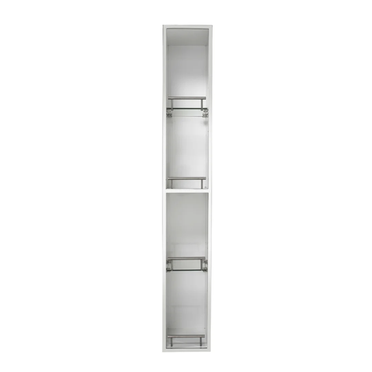 Ottawa 18 x 124.6cm Mirrored Wall Mounted Tall Bathroom Cabinet