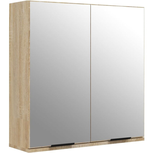 Vidaxl - Bathroom Mirror Cabinet Sonoma Oak 64x20x67 cm Brown
