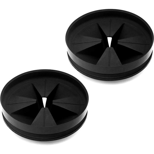 Garbage Disposal Splash Guards Sink Baffle Replacement Drain Plugs Quiet Collar Food Waste Disposer Accessories 3 3/8" inch 2pcs