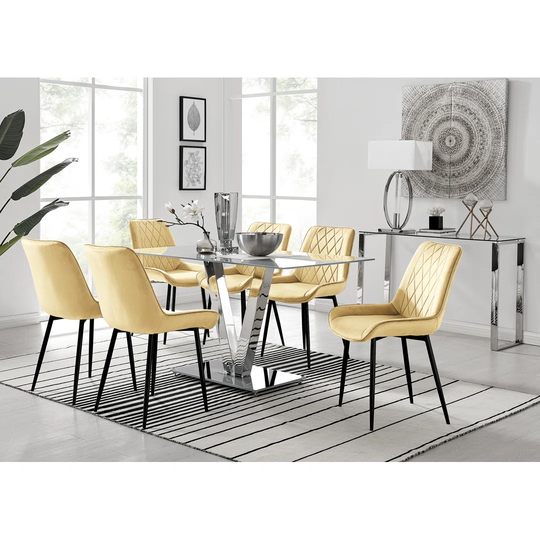 Watha 6 - Person Dining Set