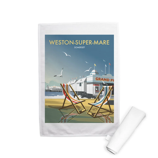 Weston Super Mare Tea Towel