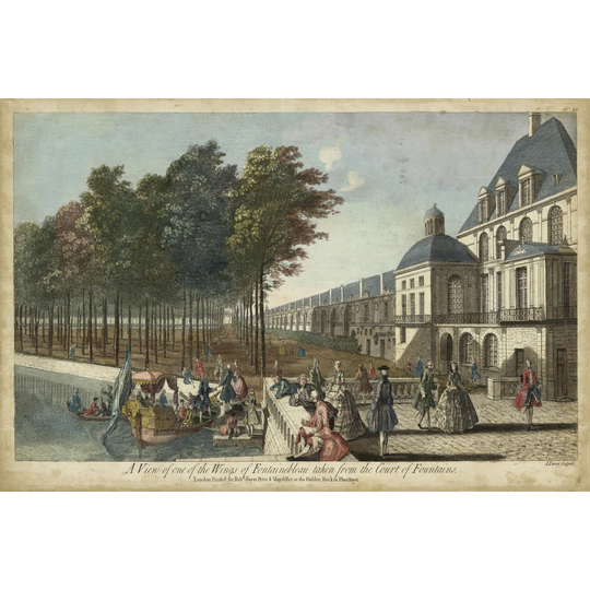 View of Fontainebleau II by I. Tinney - Wrapped Canvas Art Prints