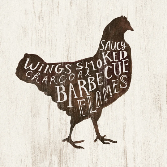 Farmhouse BBQ III by Victoria Borges - Wrapped Canvas Graphic Art