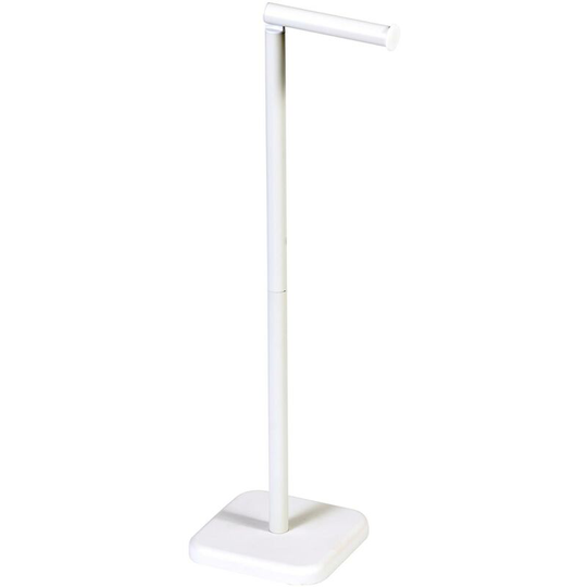 Capri Swivel Toilet Roll Holder - White - White