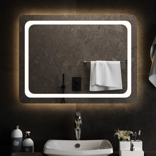 Led Bathroom Mirror 80x60 cm