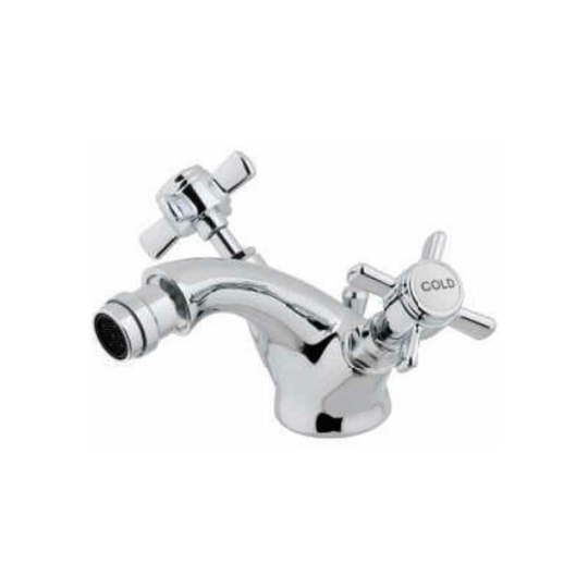 Eastbrook Haymarket Mono Bidet Mixer Tap with Pop-Up Waste - Chrome - 79.0011 - Chrome