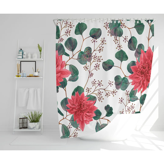 Wylie Polyester Shower Curtain Set