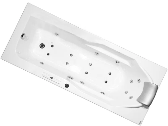 Ocean Premium 160cm x70cm Shower Bath Whirlpool Bathtub