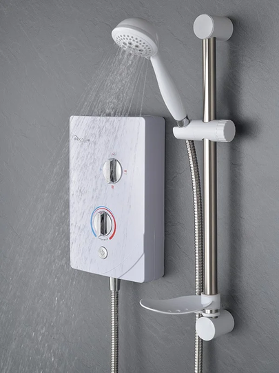 Duo QI Electric Shower with Slider Rail