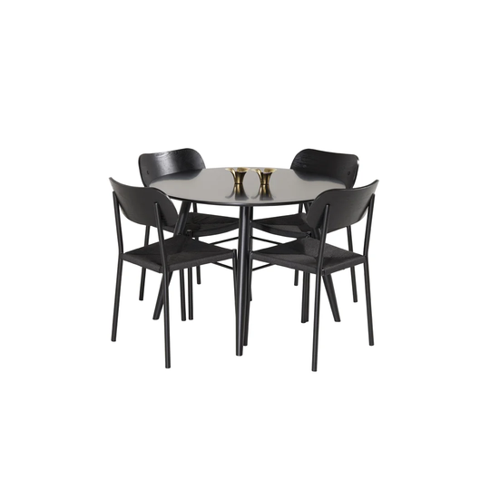 Dabbs Dining Set with 4 Chairs