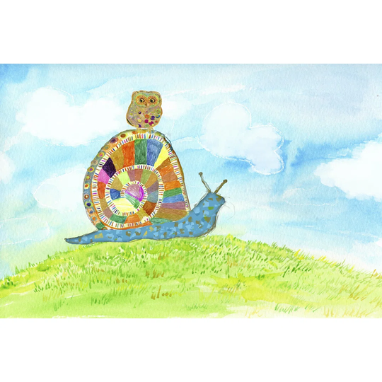 Meadow Snail - Wrapped Canvas Art Prints
