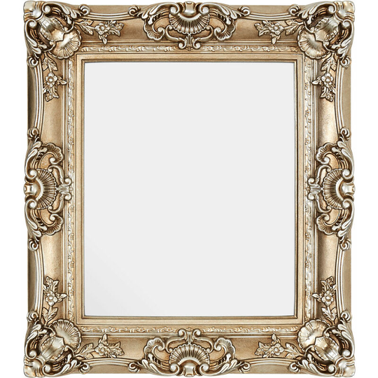 Wall Mirror / Mirrors For Garden / Bathroom / Living Room With Thick Decorative Frame / Neo-Classic Gold Finish Wall Mounted Mirrors W74 x D9 x