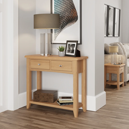 Apolline 85Cm Solid Wood Console Table
