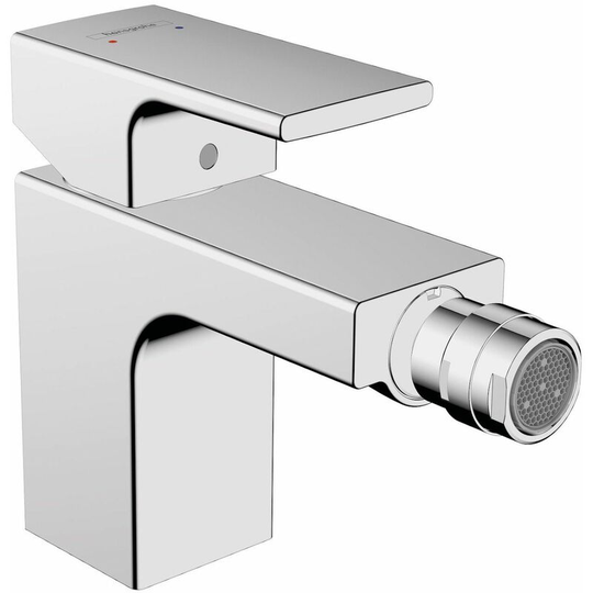 Vernis Shape Bathroom Bidet Mixer Tap Chrome EcoSmart Square Modern - Chrome - Hansgrohe