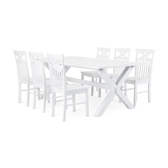 Linnea Food Group 180 Cm With 6 Tuva Chair