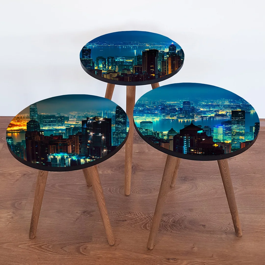 Barbieri 3 Piece Nest of Tables