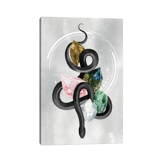 Crystalline Serpent I by Grace Popp - Wrapped Canvas Painting