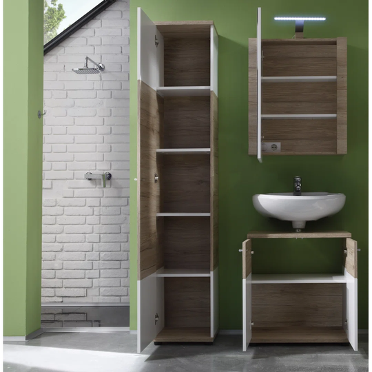 Hytham 3 Piece 60mm Bathroom Furniture Suite