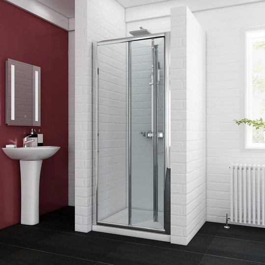Fallinerlea Framed Tempered Glass Shower Door