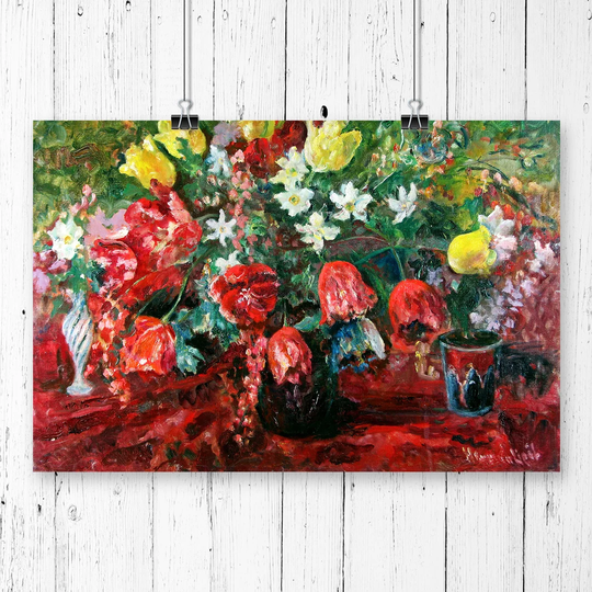 'Tulip Study' by Pal Merse Printing Print