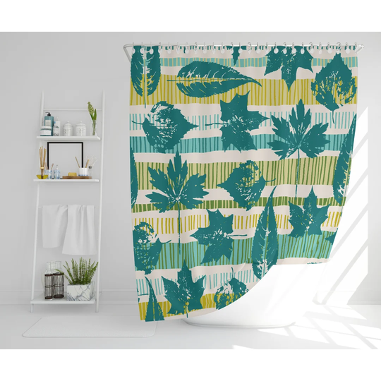 Laffoon Polyester Shower Curtain Set