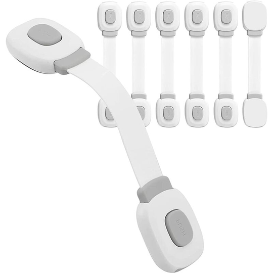 6 Pack Baby Safety Door Blocks, Drawer Blocks, Fridge Safety Cabinets, Child Protection.