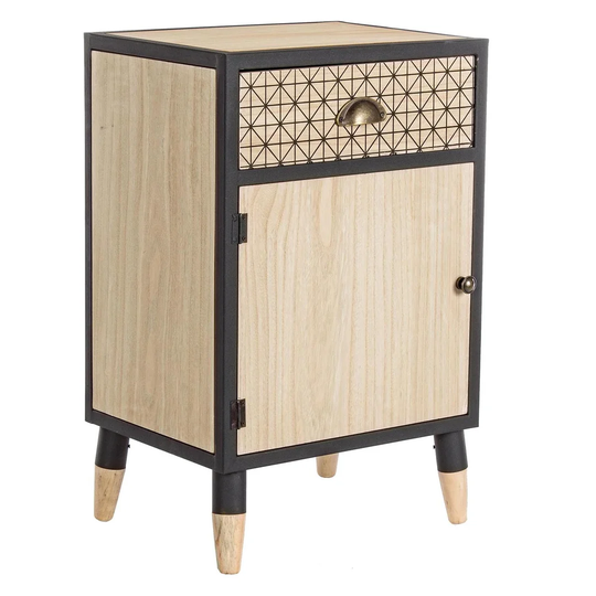 McKittrick 1 Drawer Bedside Table