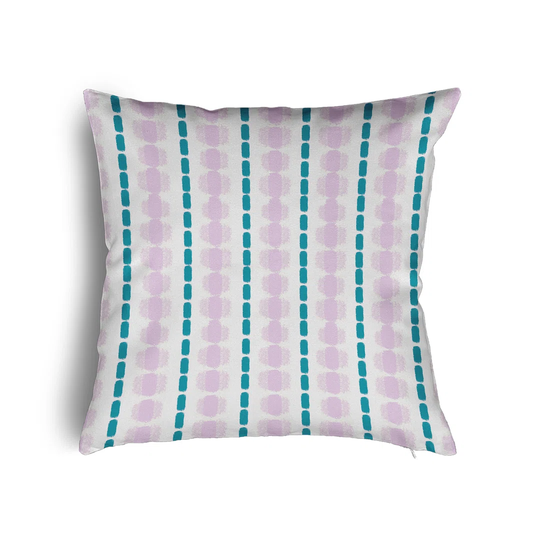Orpington Down Striped Square Scatter Cushion with Filling