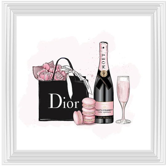 Boutique Feel - Picture Frame Graphic Art Print on Paper