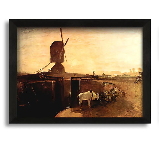 Joseph Mallord Turner Southall Mill - Picture Frame Painting on Canvas