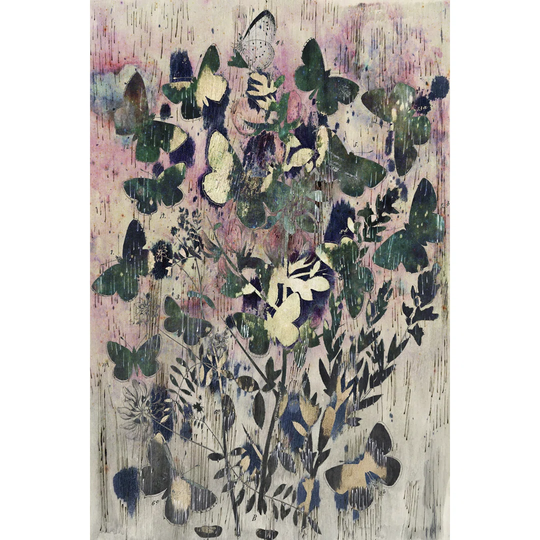 Celestial Butterflies I by Lori Arbel - Wrapped Canvas Painting