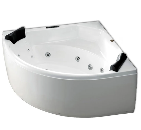 Titan Premium Bath Filler 155cm x 155cm Corner Whirlpool Bathtub