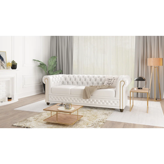 Chesterfield Erra 3 seater quilted sofa