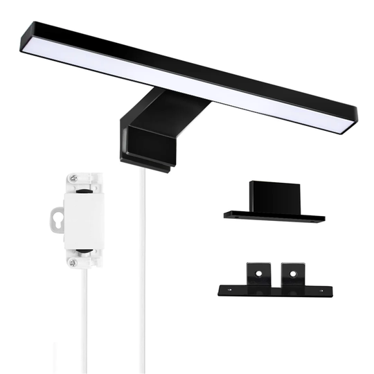 Athene 1 - Light LED Black Mirror Light