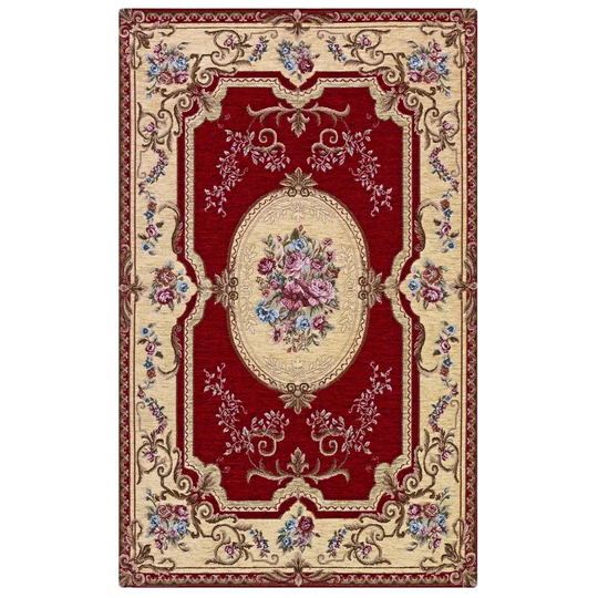 Fain French Red Rug