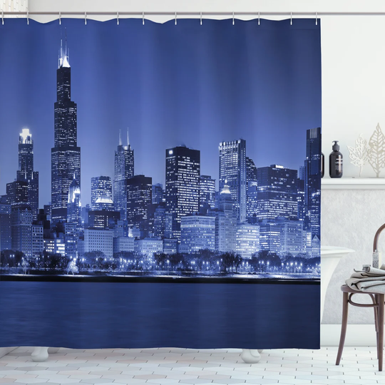 Bezalel 13 Piece Polyester Shower Curtain Set