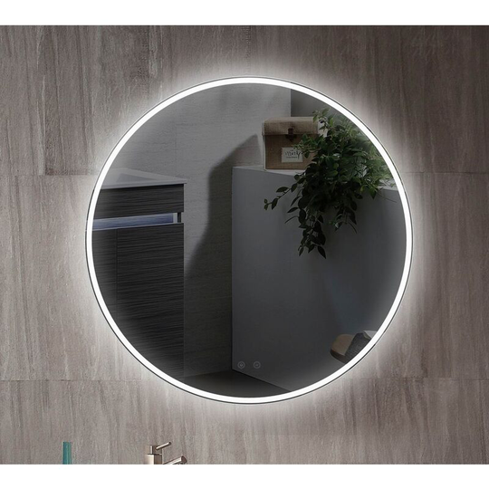 Annona 800mm Round Illuminted led Mirror with Demister