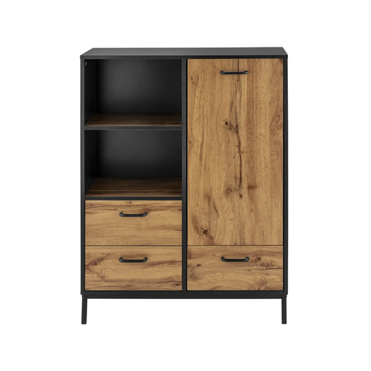 1 -Door 3 -Drawer Storage Cabinet