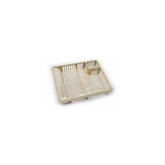 Viss - large plastic dish drainer - plate and rack holder - kitchen - taupe