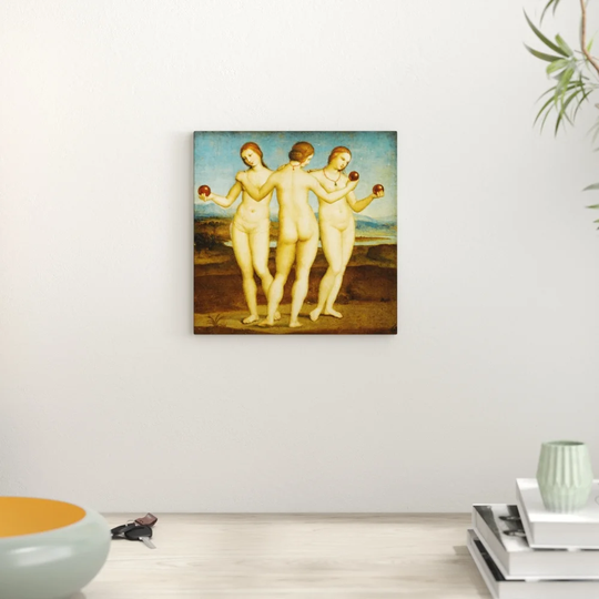 'Three Graces' by Rembrandt Graphic Art
