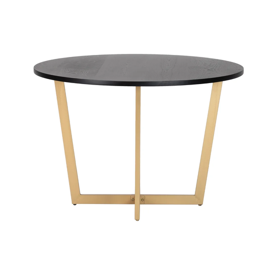 Pastura 110 Cm Iron Trestle Dining Table
