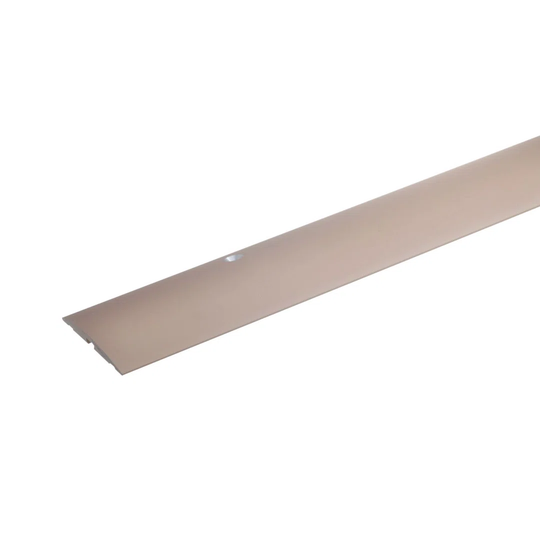 Abdoulie Metal 0.4 cm Thick x 5 cm Wide x 100 cm Length Overlap Reducer in Gold