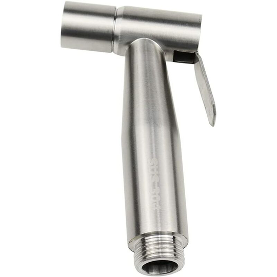 Toilet Bidet Sprayer Stainless Steel Diaper Sprayer Manual Bidet Sprayer for Personal Hygiene Shower Bathroom Toilet -Silver Dksfjkl