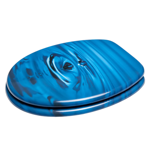 Droplet Soft Close Elongated Toilet Seat