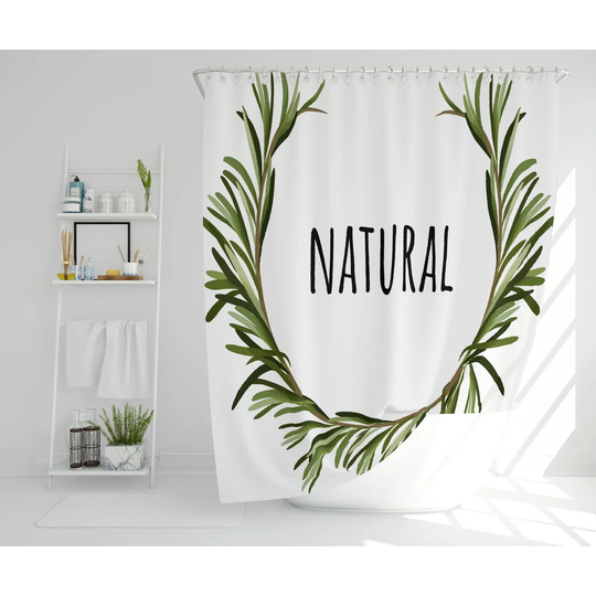 Epsom Polyester Shower Curtain Set
