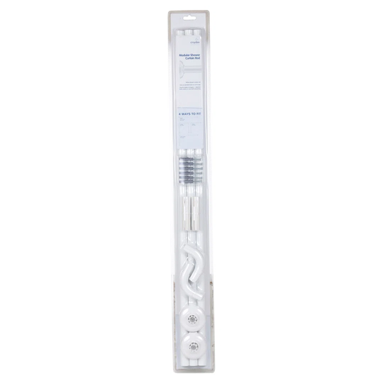 Croydex 6cm Fixed Shower Curtain Rail