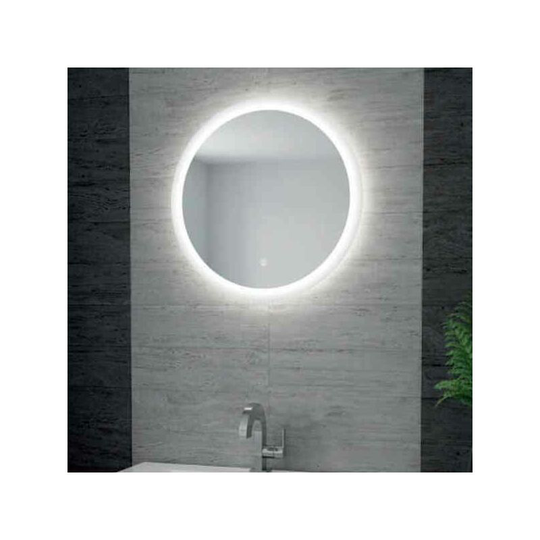 Ellera Illuminated led Mirror - 620mm Diameter - 40.0037 - Clear - Eastbrook
