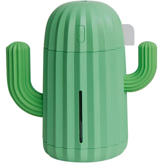 Ilovemilan - usb Mini Humidifier 340 ml Ultrasonic Cactus-Shaped Portable Air Humidifiers with Night Light for Home Bedroom Office Yoga Car Travel