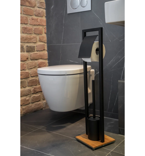 Bambusa Free-Standing Toilet Brush and Holder