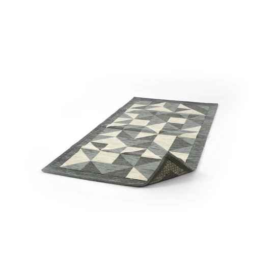 Schuster Origami Hooked Grey Rug